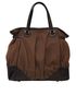 Full Moon Tote L, &pound;190, Handbags, Brown, Felt/Leather, Front view